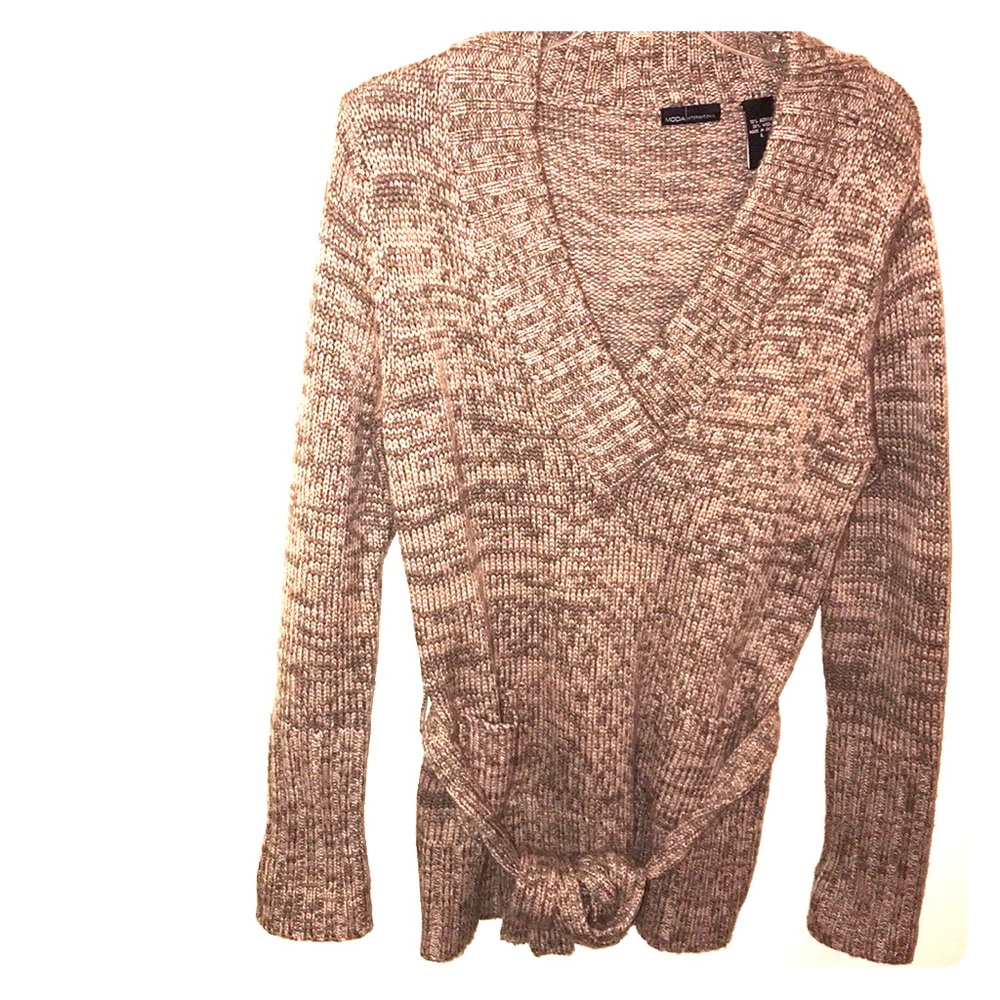 V Neck Wool Blend Sweater!!